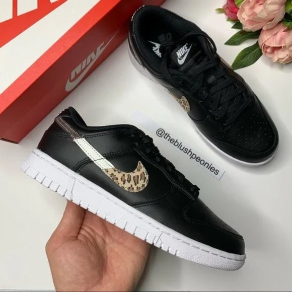 Nike Dunk Low Animal Swoosh Black NWT - Picture 3 of 10